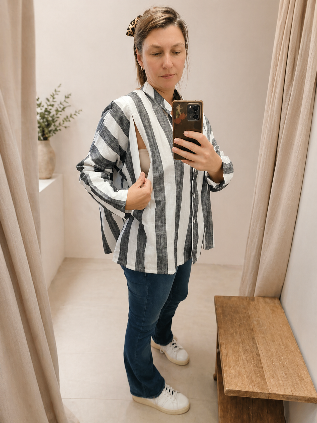 Camisa de Embarazo y Lactancia Gaia