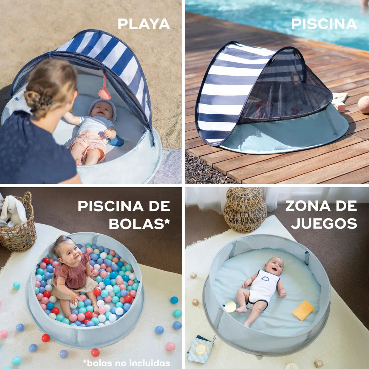 Carpa y Piscina de Playa y Jardín Aquani