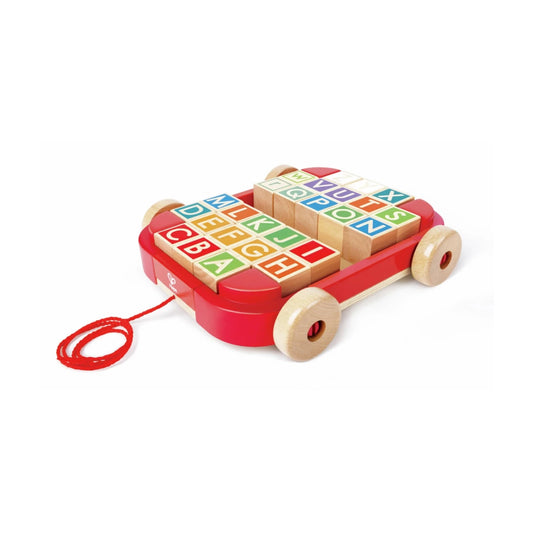 Carrito de Arrastre con Bloques de Letras