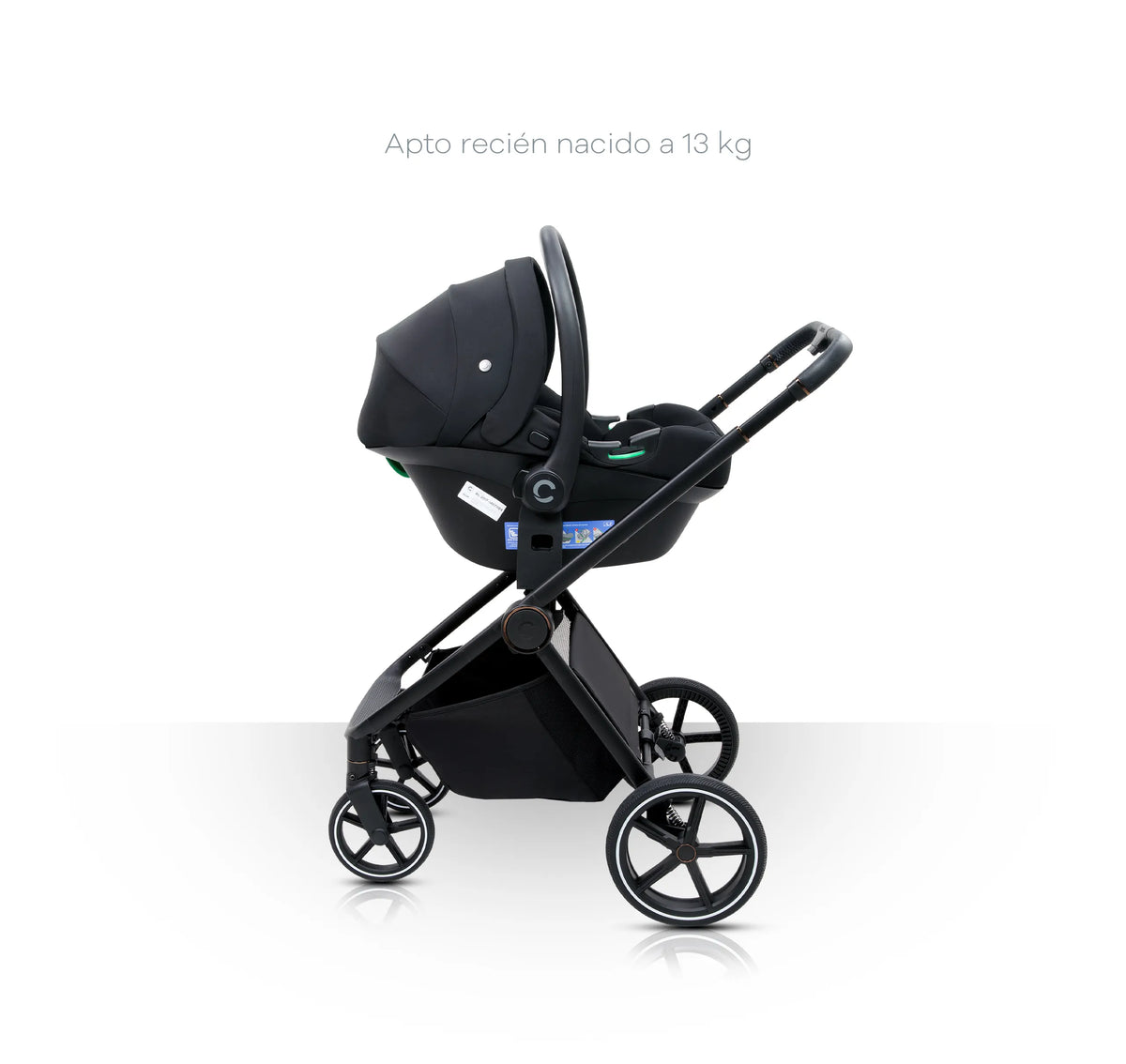 Cochecito Beverly V4 - Coche, Moisés y Huevito + Accesorios