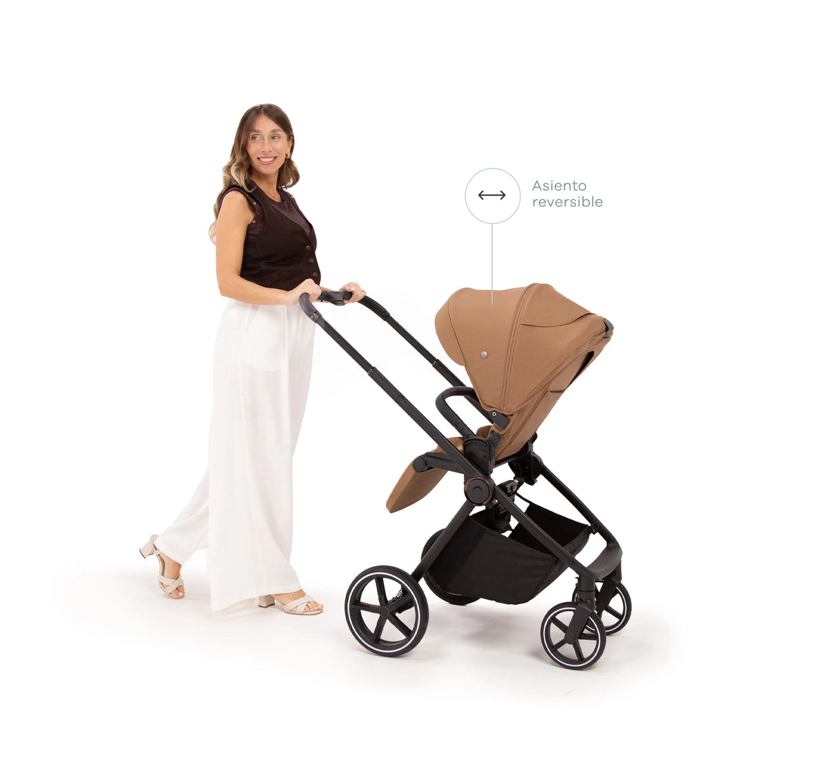Cochecito Beverly V4 - Coche, Moisés y Huevito + Accesorios