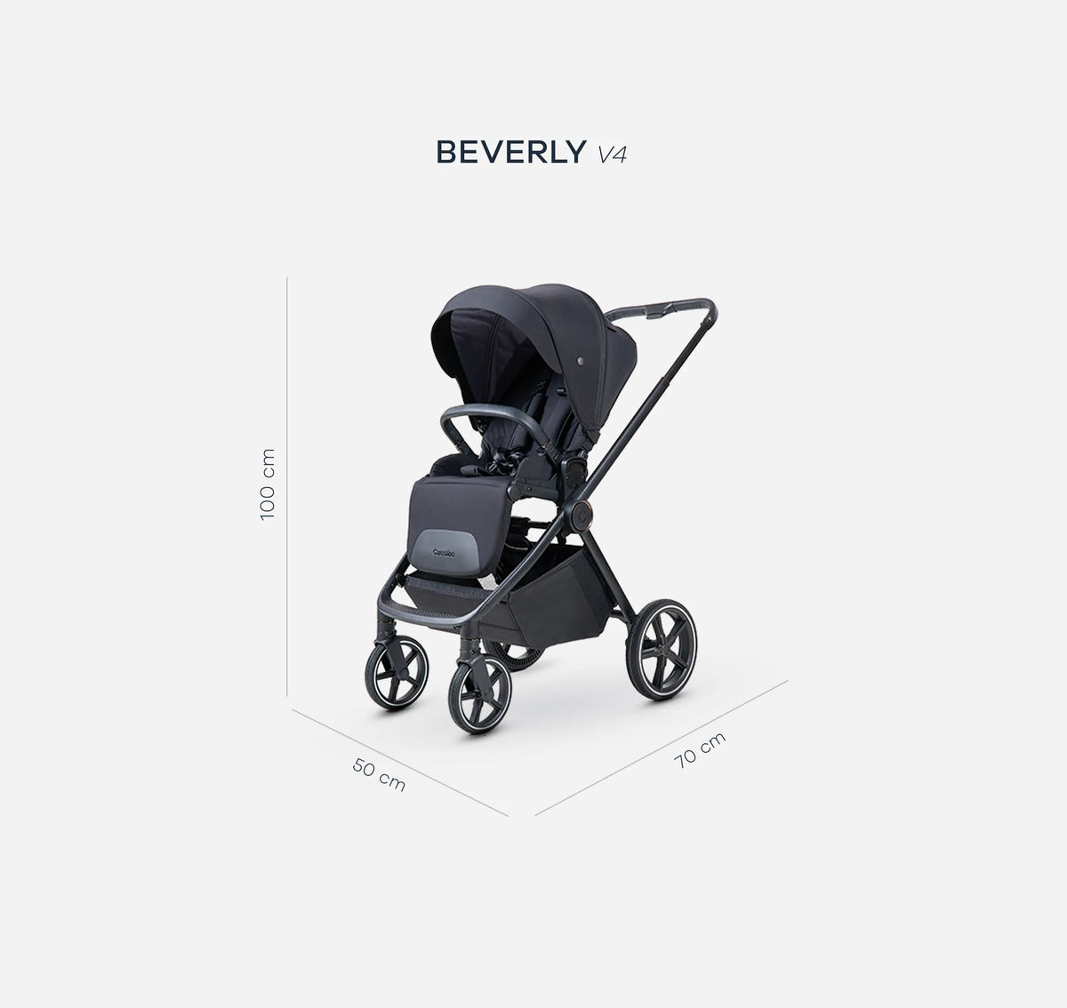 Cochecito Beverly V4 - Coche, Moisés y Huevito + Accesorios
