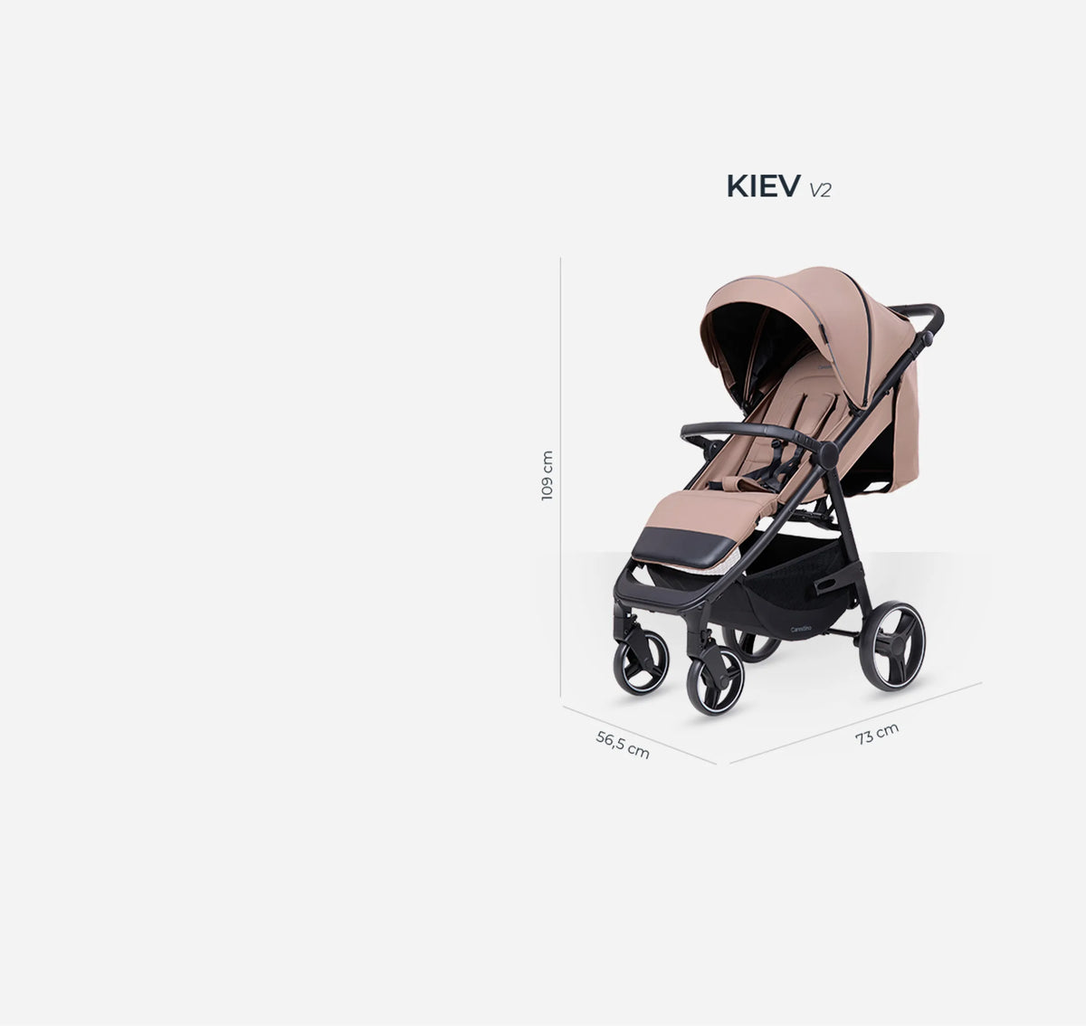 Cochecito Kiev V2 con Huevito y Accesorios