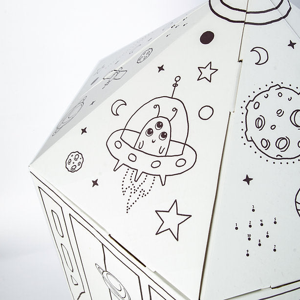 Cohete Gigante para pintar y jugar