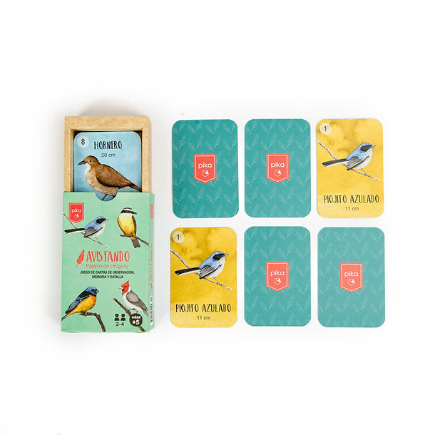 Avistando pájaros de Uruguay (Juego de cartas)