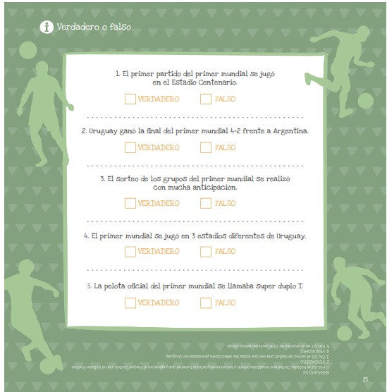 Libro de Actividades - Fútbol, garra y corazón