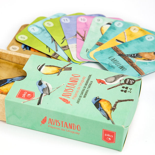 Avistando pájaros de Uruguay (Juego de cartas)