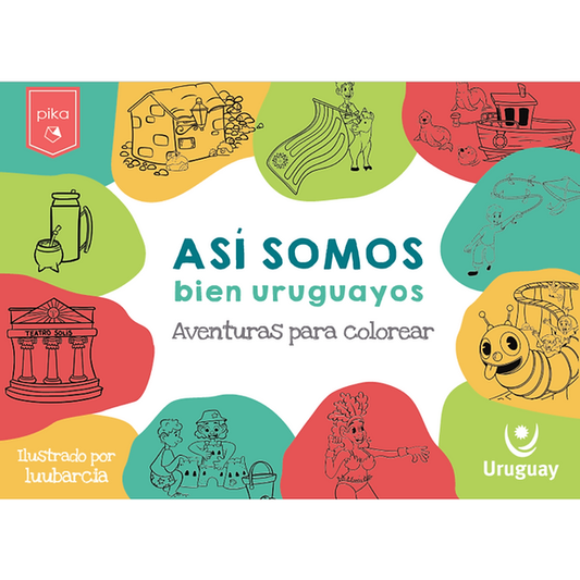 Block para colorear - Así somos: bien uruguayos