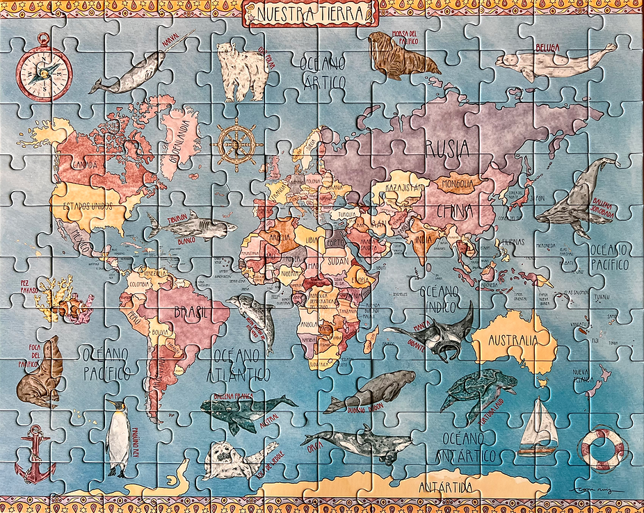 Puzzle Nuestra Tierra (120 Piezas)