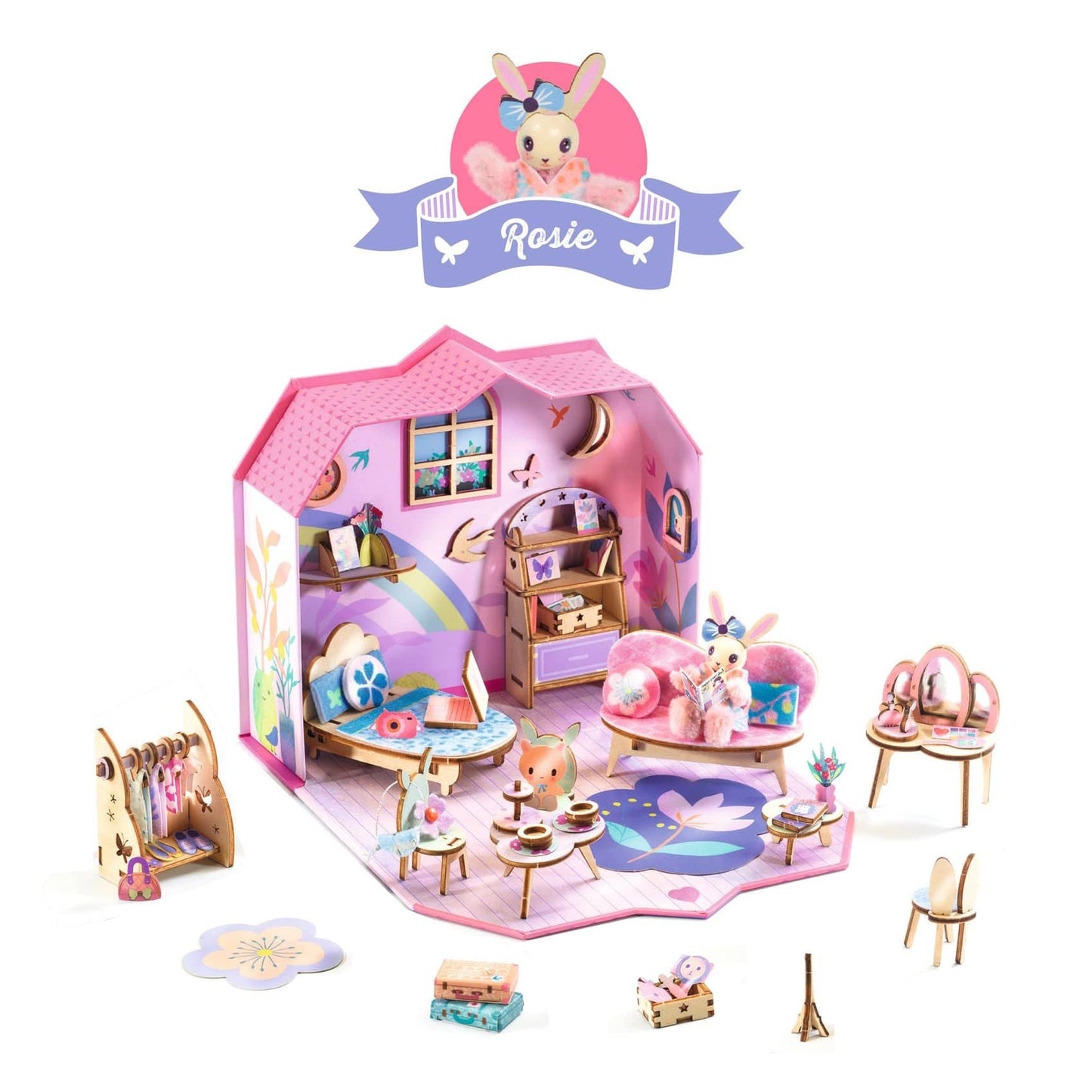 DIY Mini House para crear - Mi casa Rosie