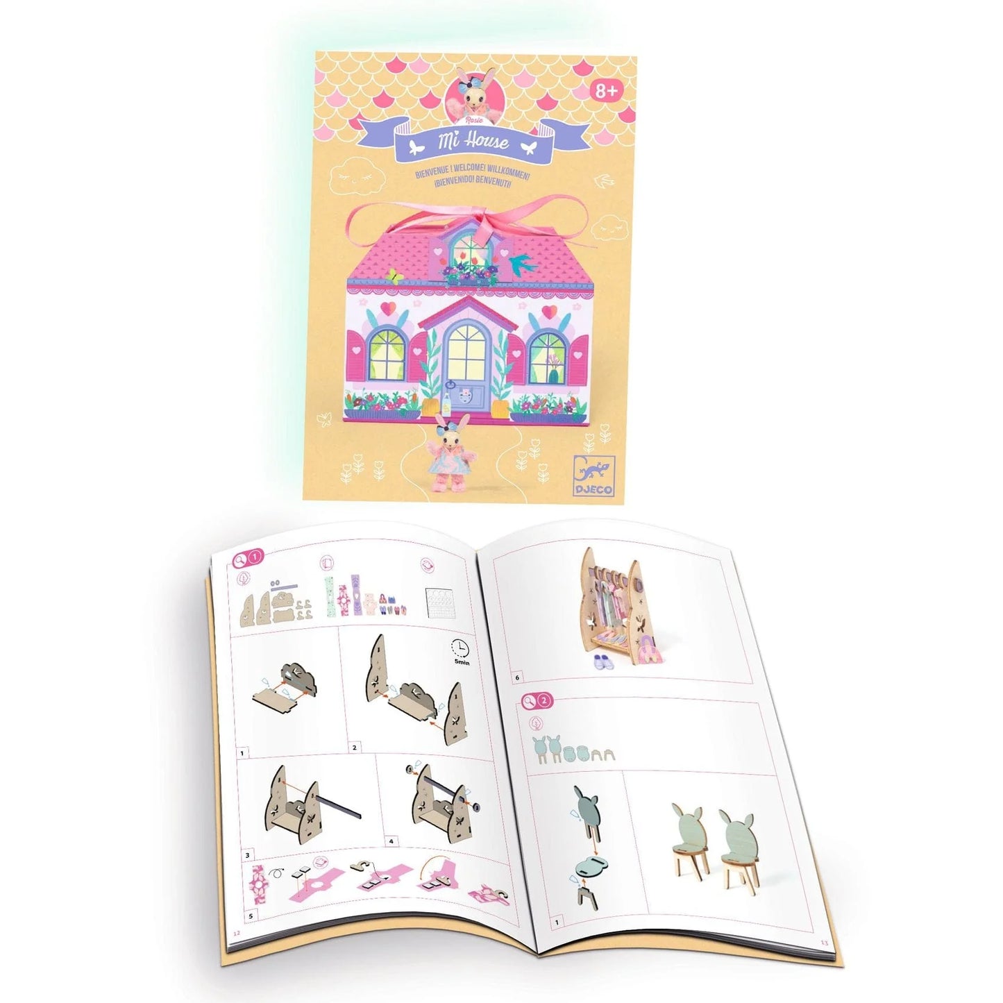 DIY Mini House para crear - Mi casa Rosie