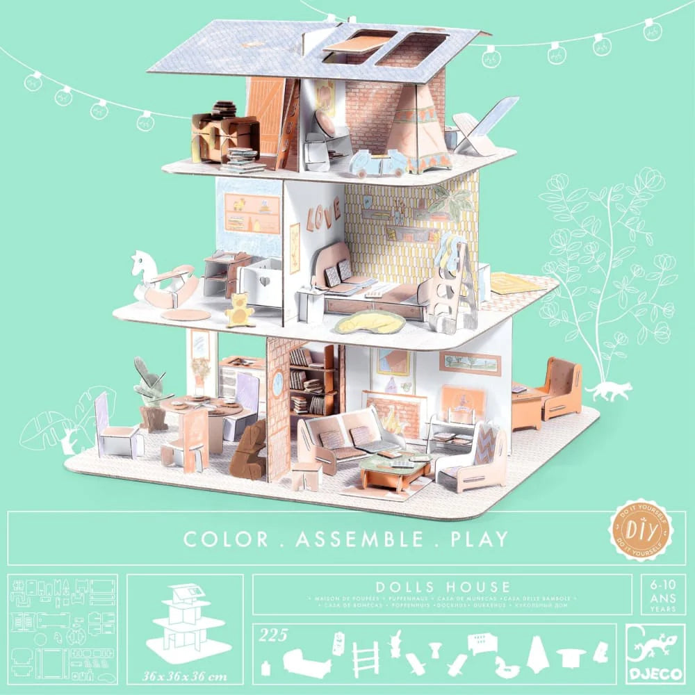 Kit de Armar y Pintar Casa