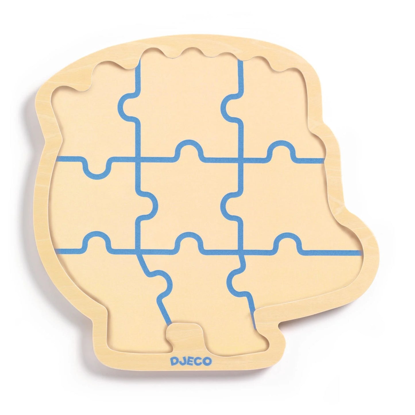 Puzzle Erizo de madera