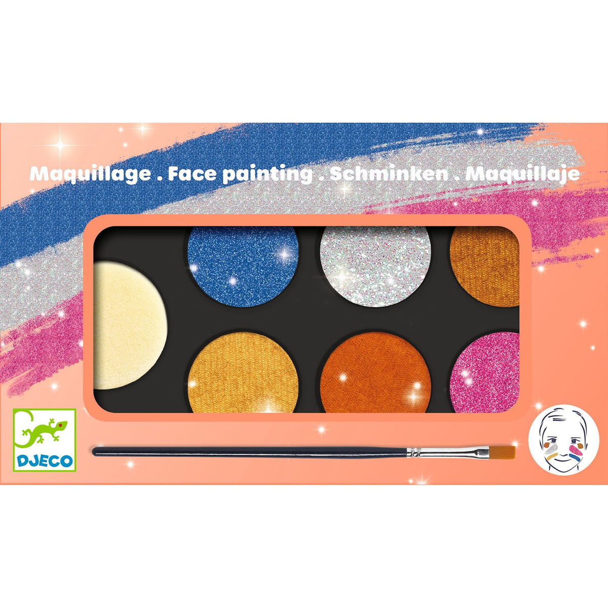 Maquillaje infantil - Metallic