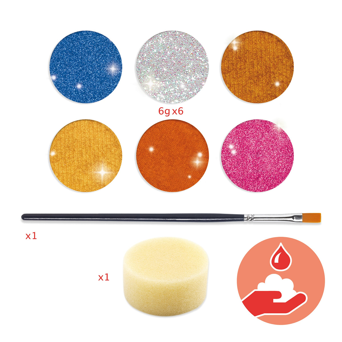 Maquillaje infantil - Metallic