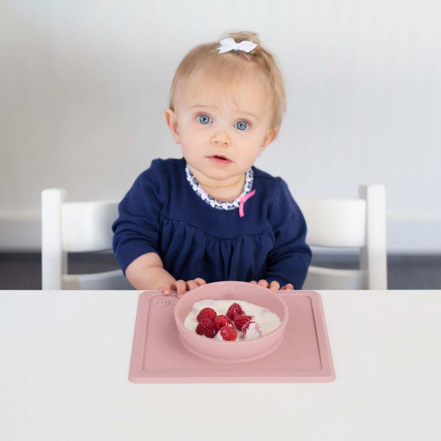 Mini Bowl - Individual + Plato Antideslizante - Blush