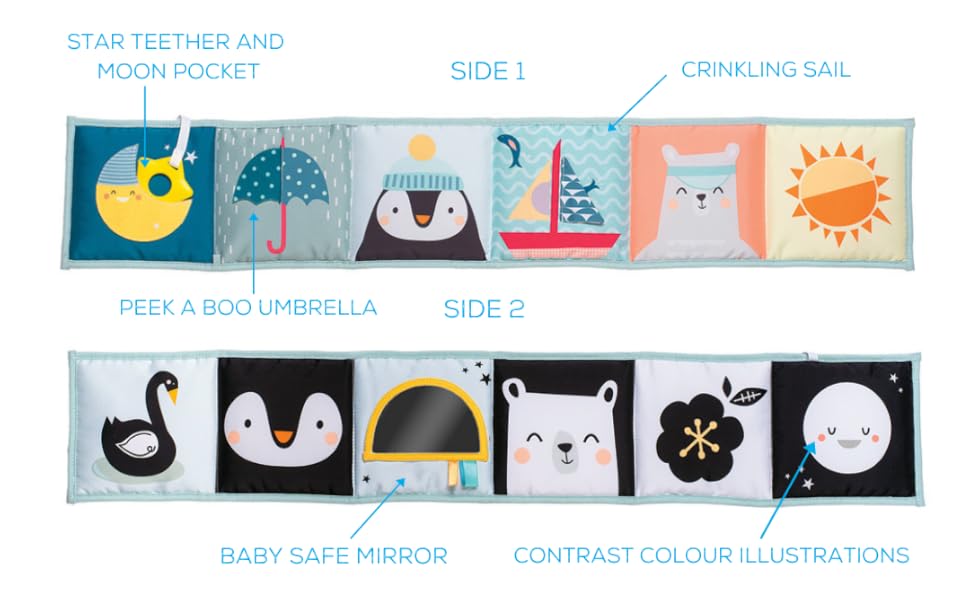 Libro para Bebés North Pole - Visual y Actividades