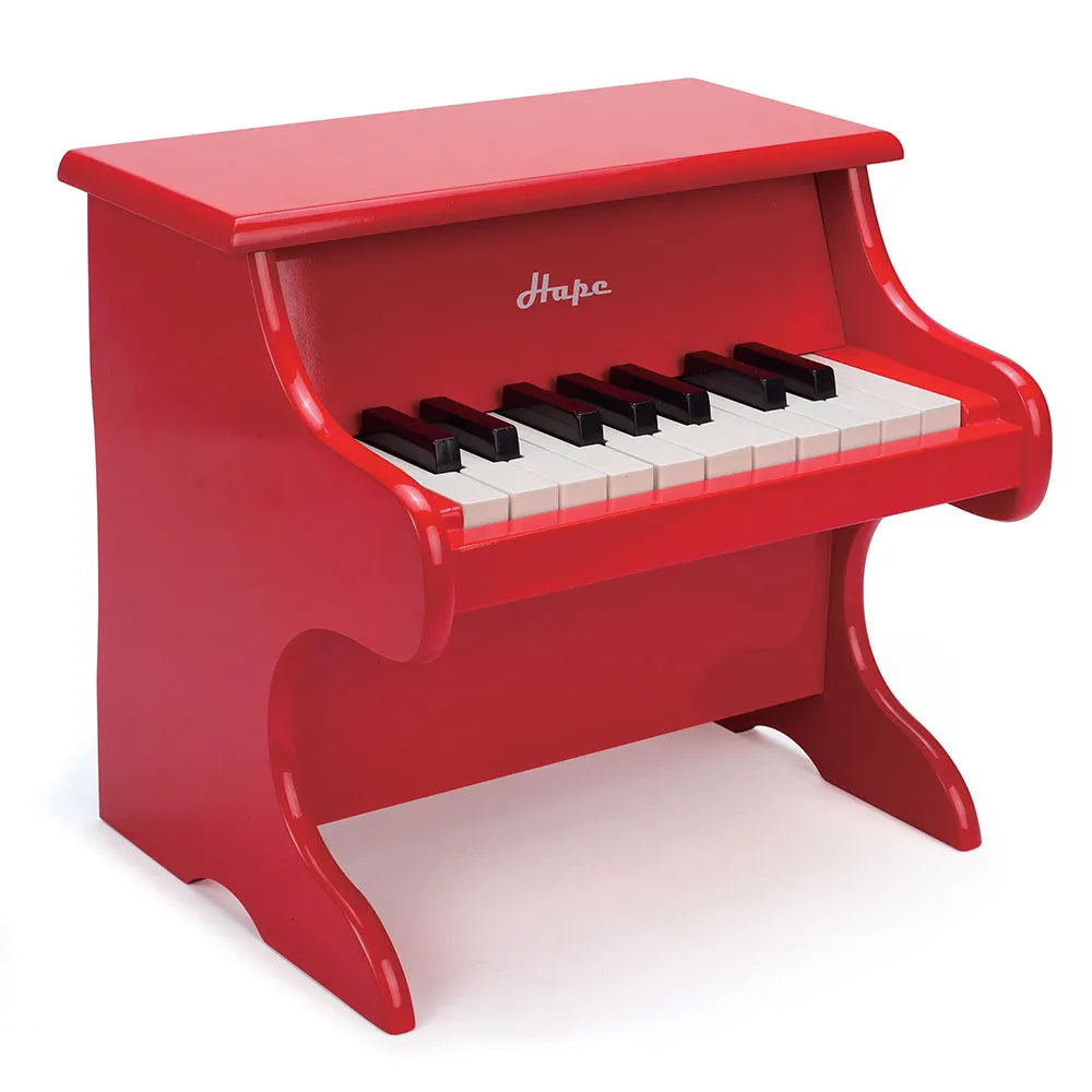 Piano Rojo de Madera