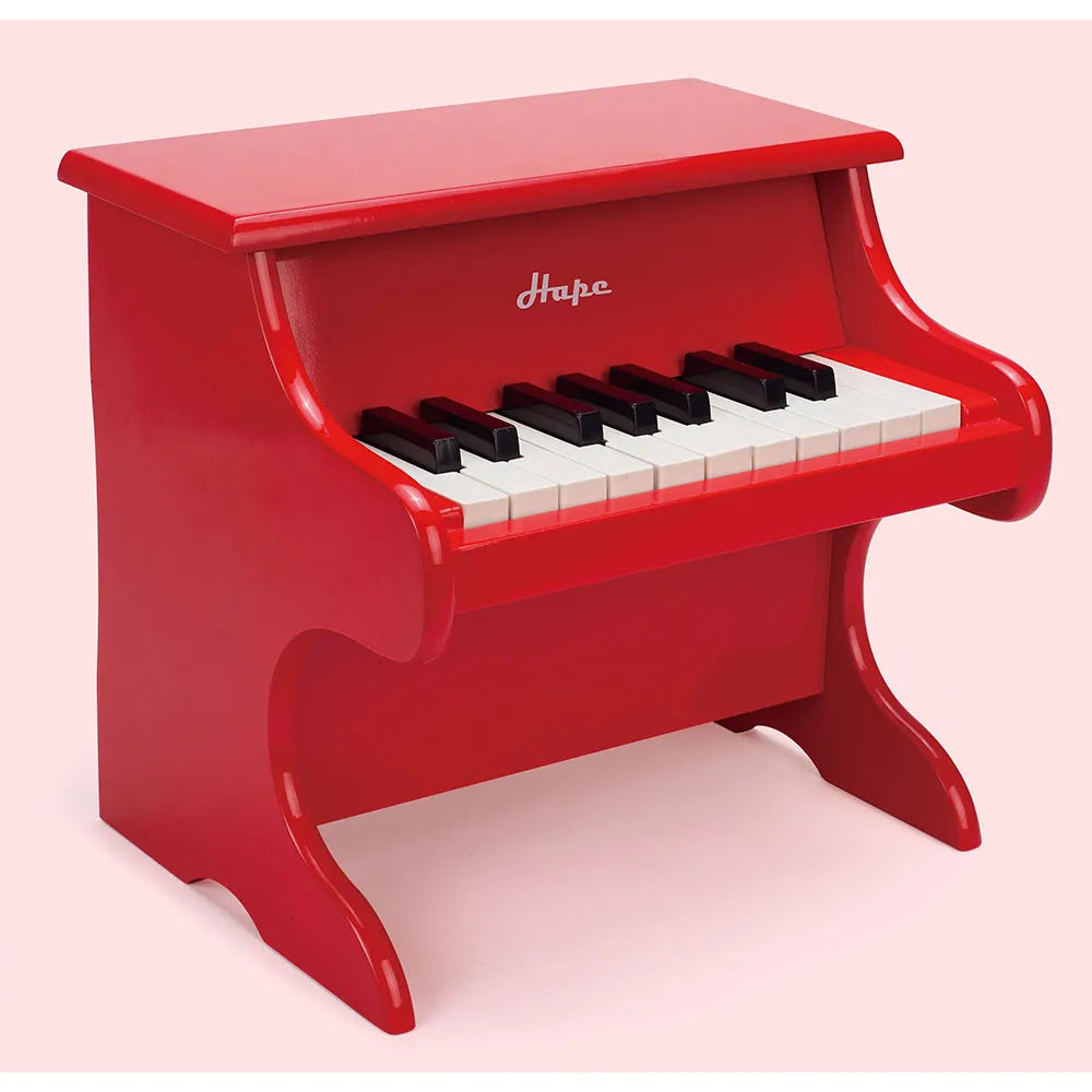 Piano Rojo de Madera