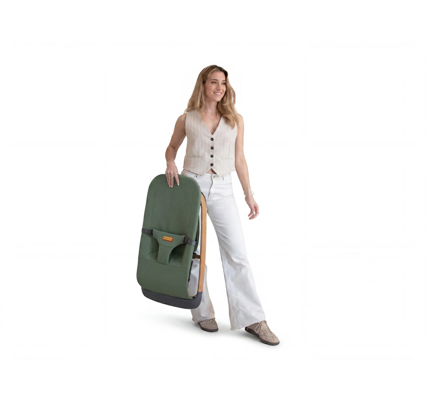 Mecedora Bouncy Gris Lobo