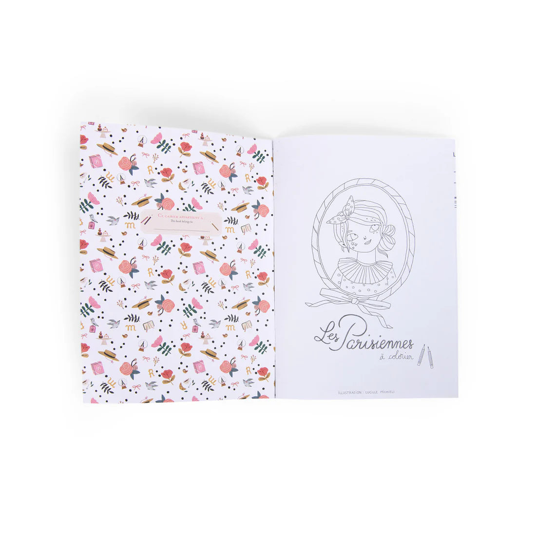 Cuaderno de Colorear Las Parisinas
