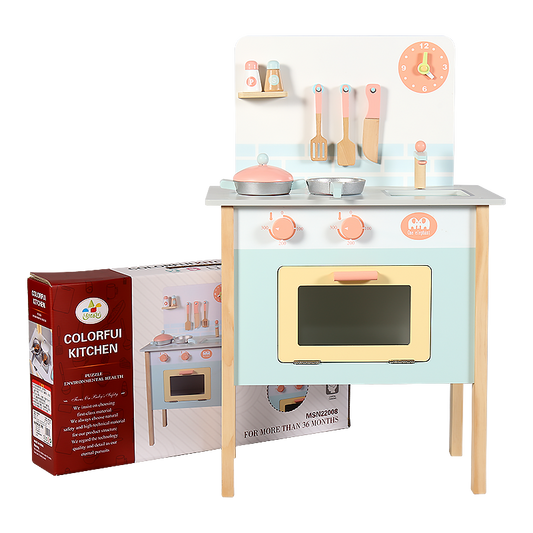Cocina de madera clásica