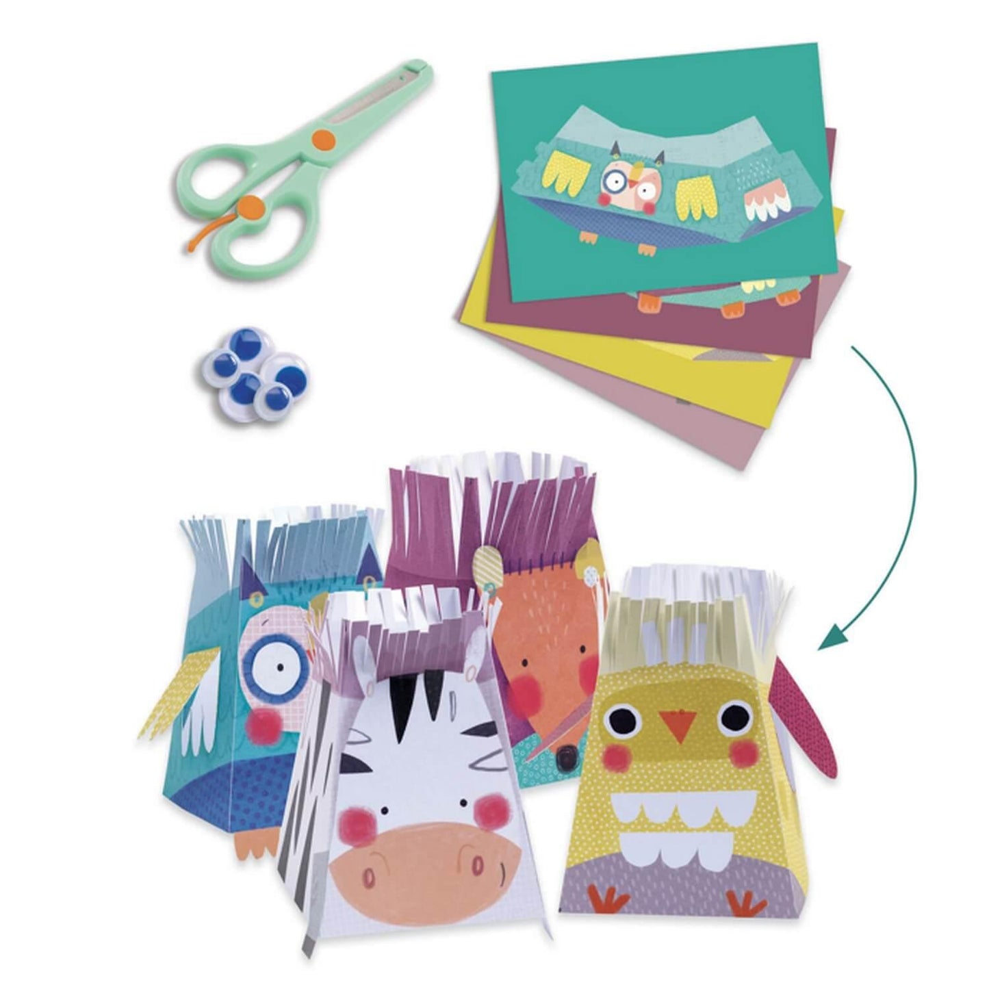 Caja de Manualidades - Los animales y sus hogares