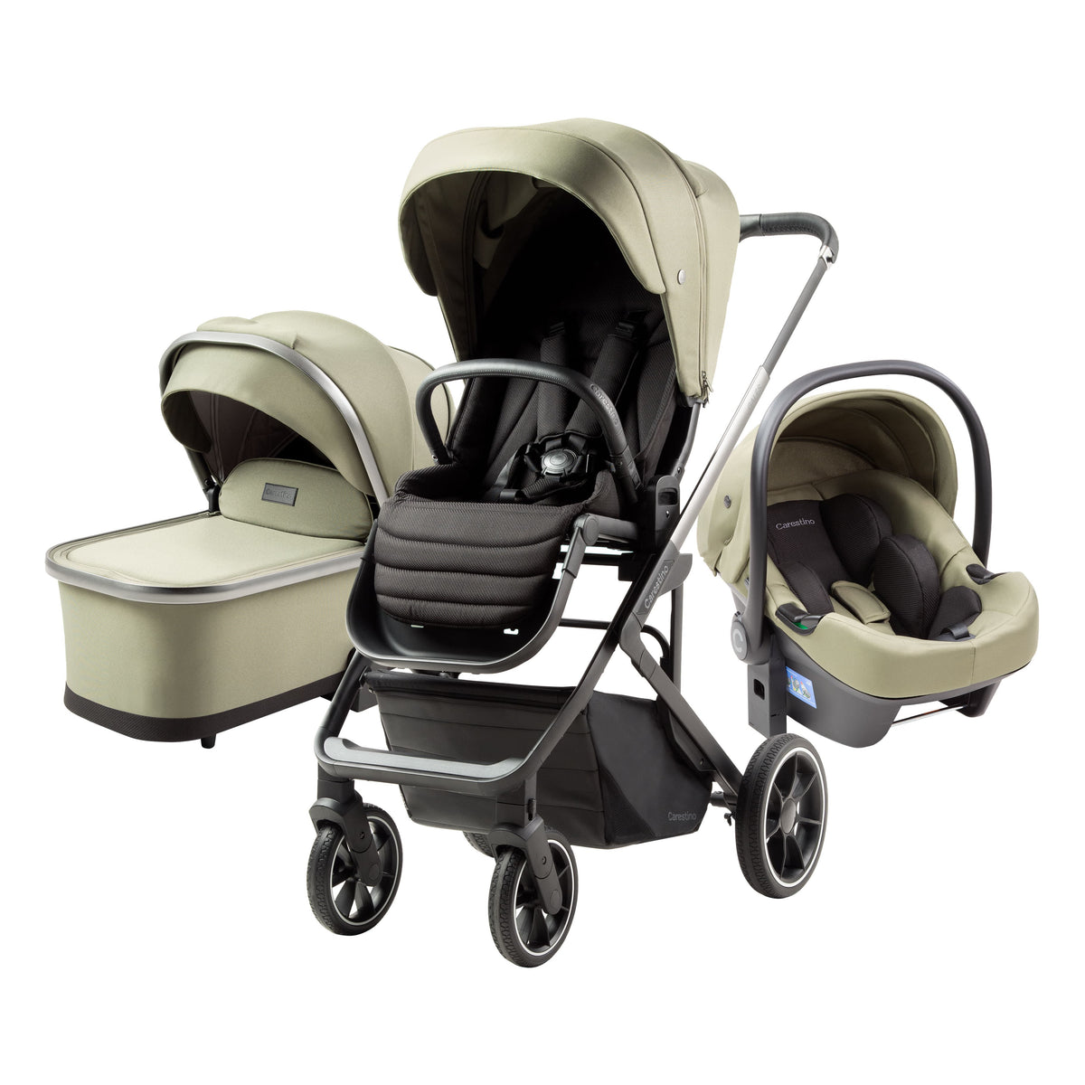 Cochecito GALES - Coche, Moisés y Huevito + Accesorios