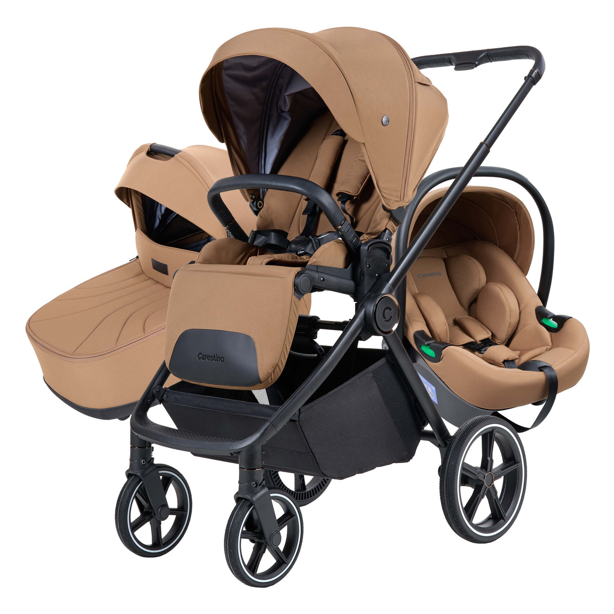 Cochecito Beverly V4 - Coche, Moisés y Huevito + Accesorios