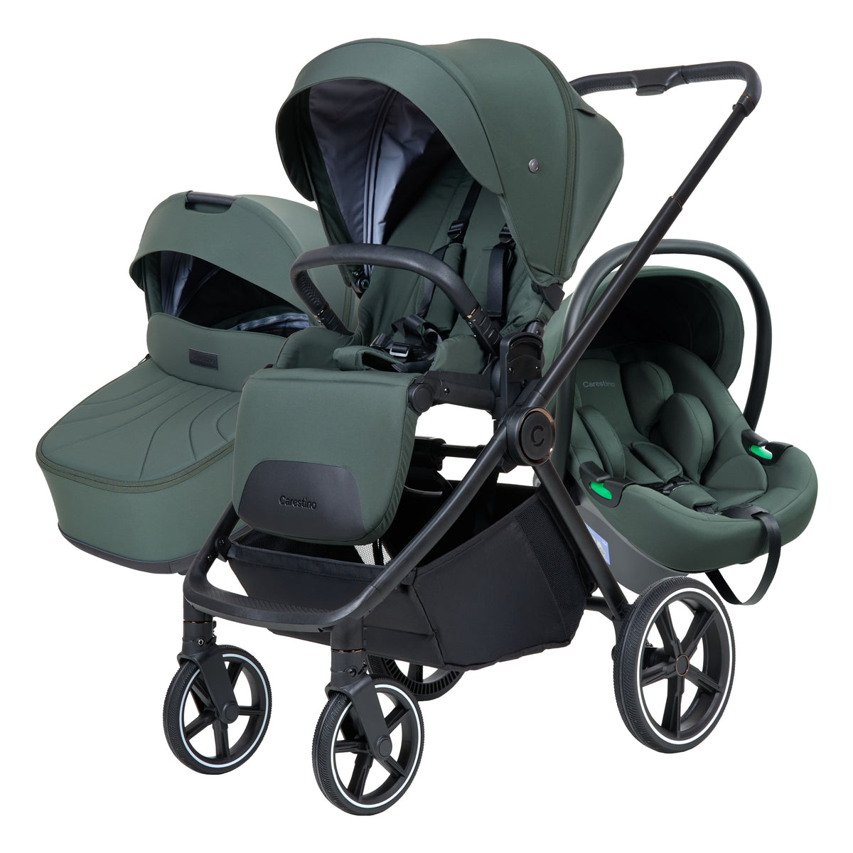 Cochecito Beverly V4 - Coche, Moisés y Huevito + Accesorios