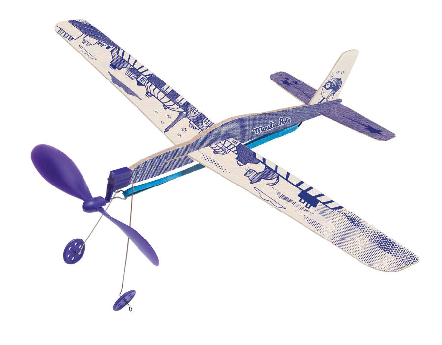 Avión de Balsa a Propulsión Elástica