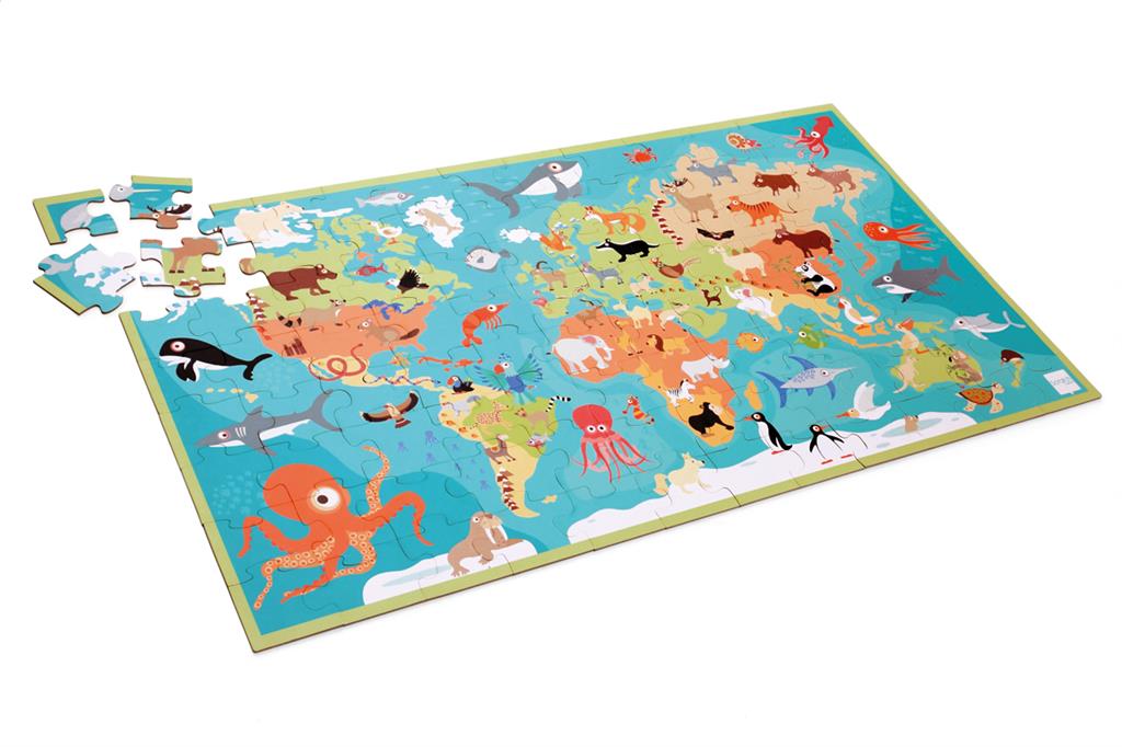 Puzzle Animales del Mundo