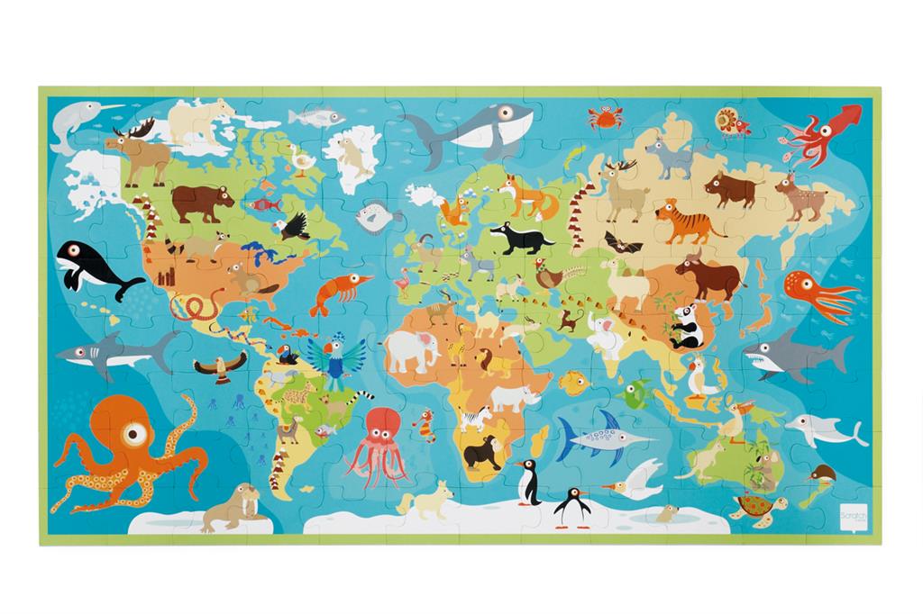 Puzzle Animales del Mundo