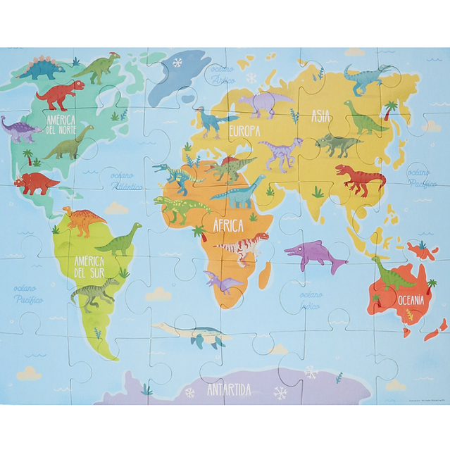 Dinosaurios del Mundo Puzzle 30 Piezas