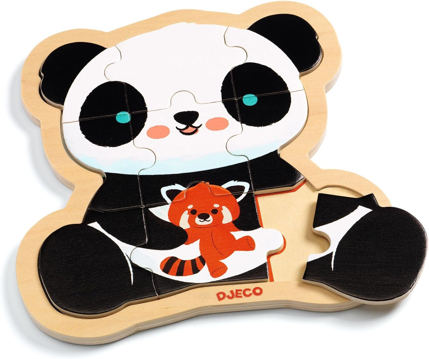 Puzzle Panda de madera