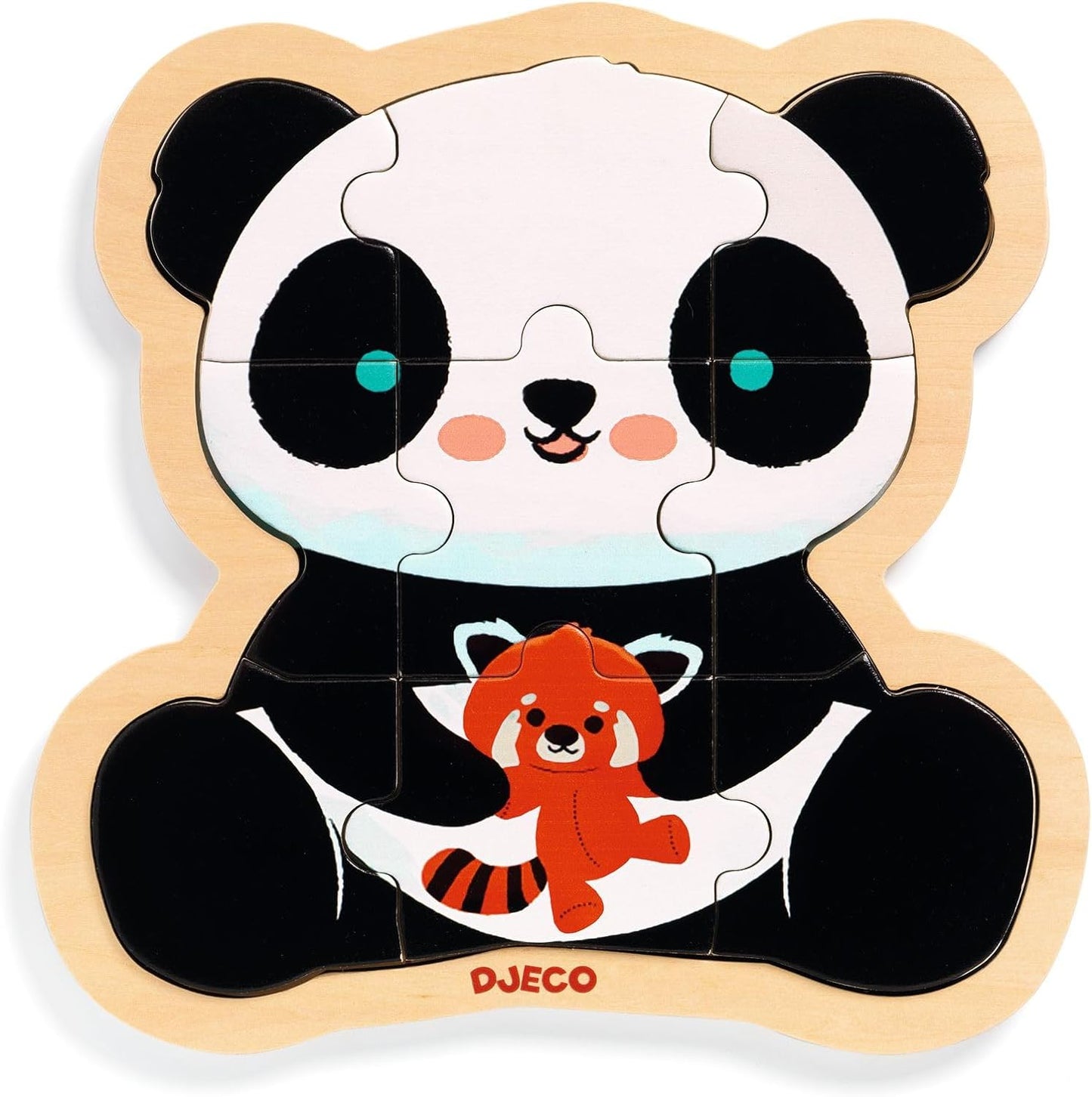 Puzzle Panda de madera