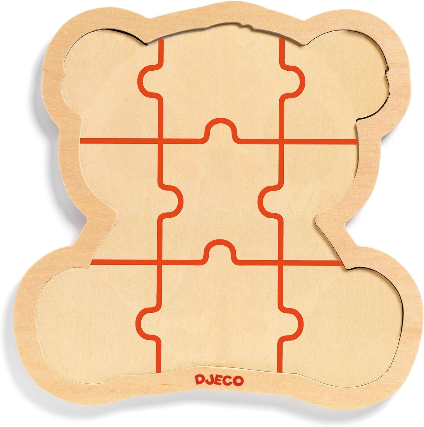 Puzzle Panda de madera