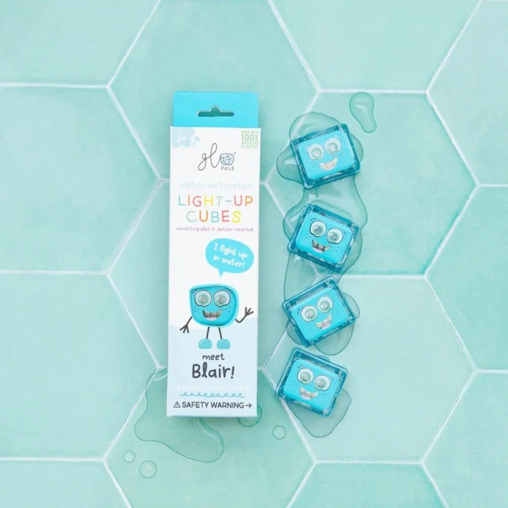 Set de 4 cubos luminosos activados por agua