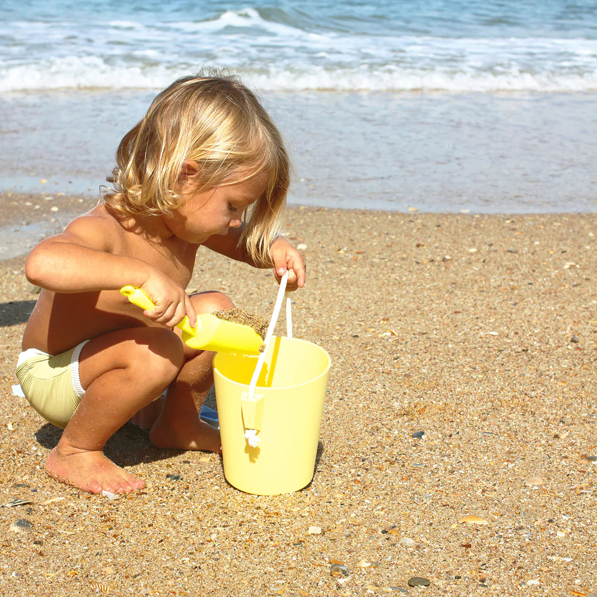 Set de 5 Piezas de Playa en Silicona (Amarillo)