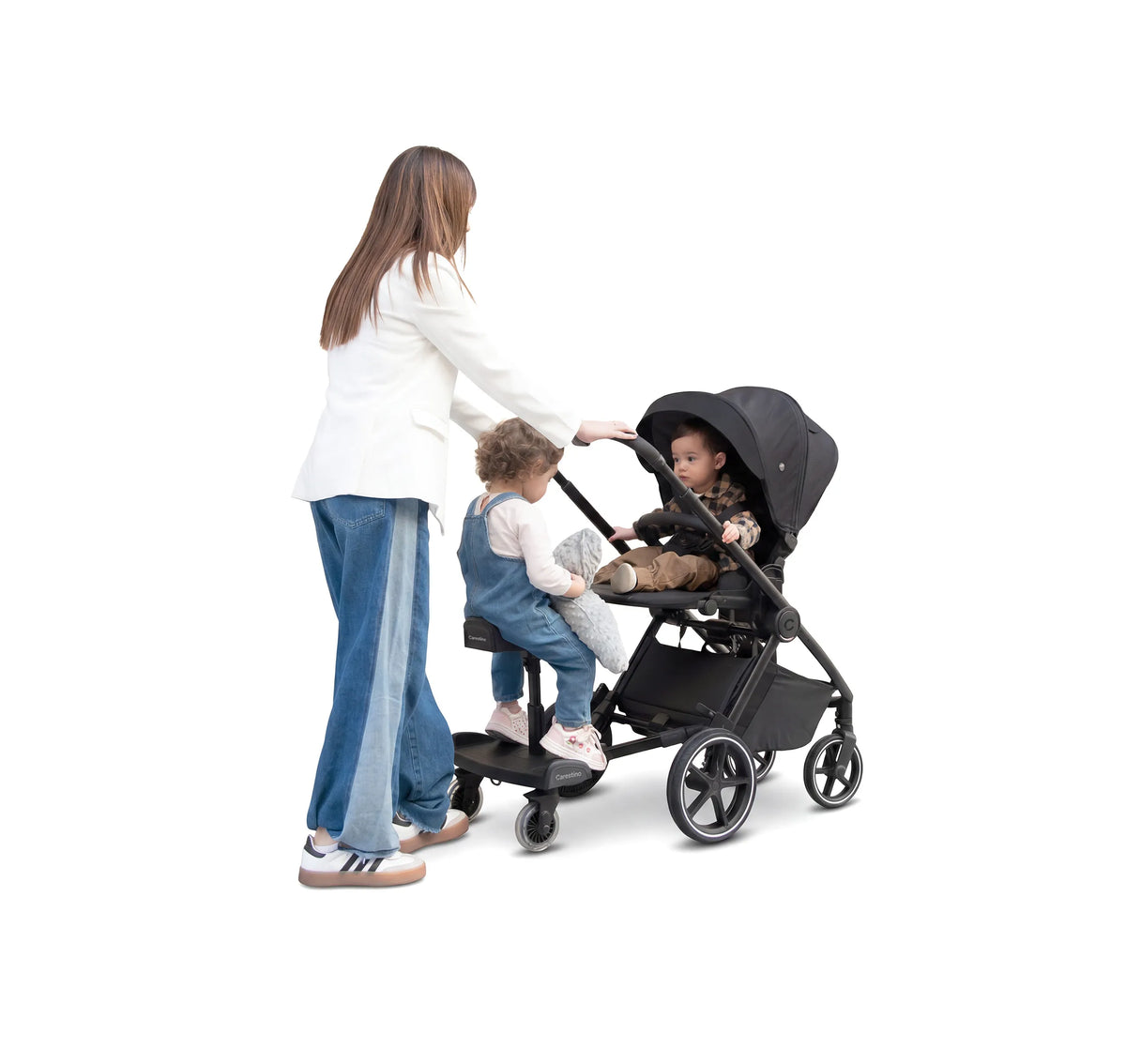Soporte Patineta y Asiento Universal para Cochecito