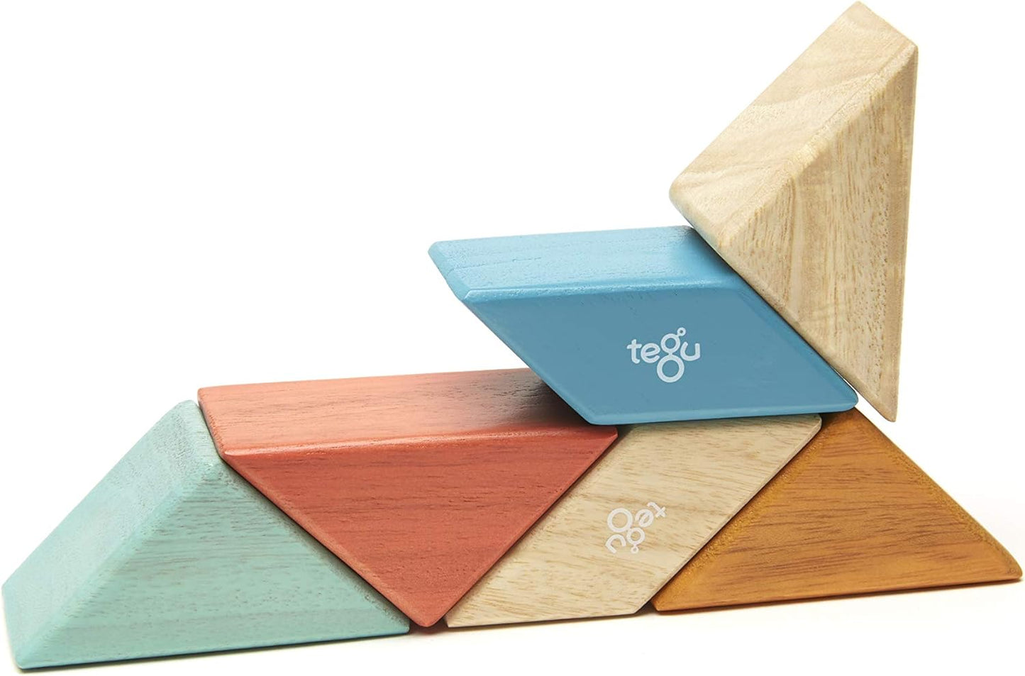 Tegu Sunset Bolsillo - Bloques Magnéticos de Madera