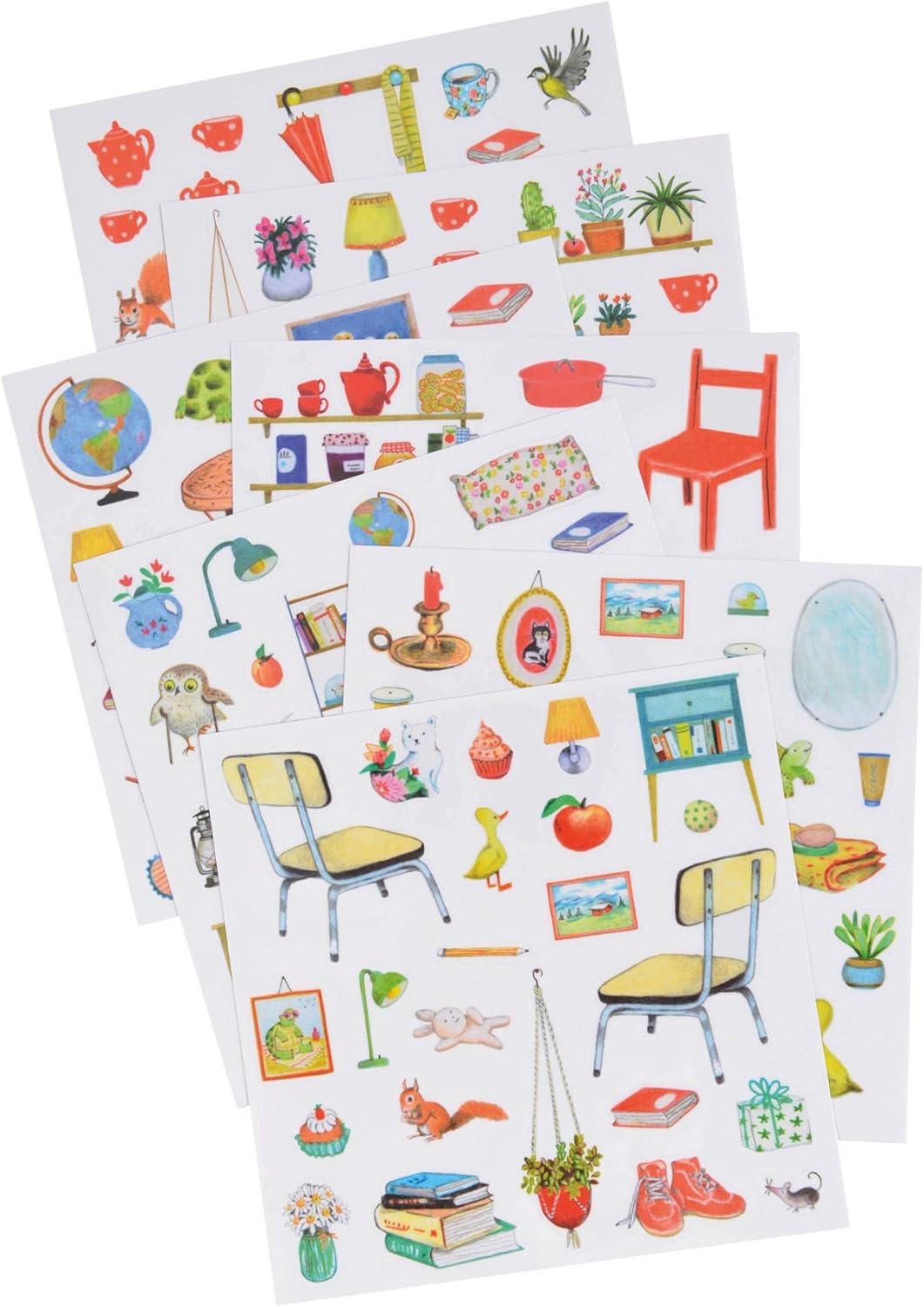 Cuaderno para Colorear con Stickers La Gran Familia