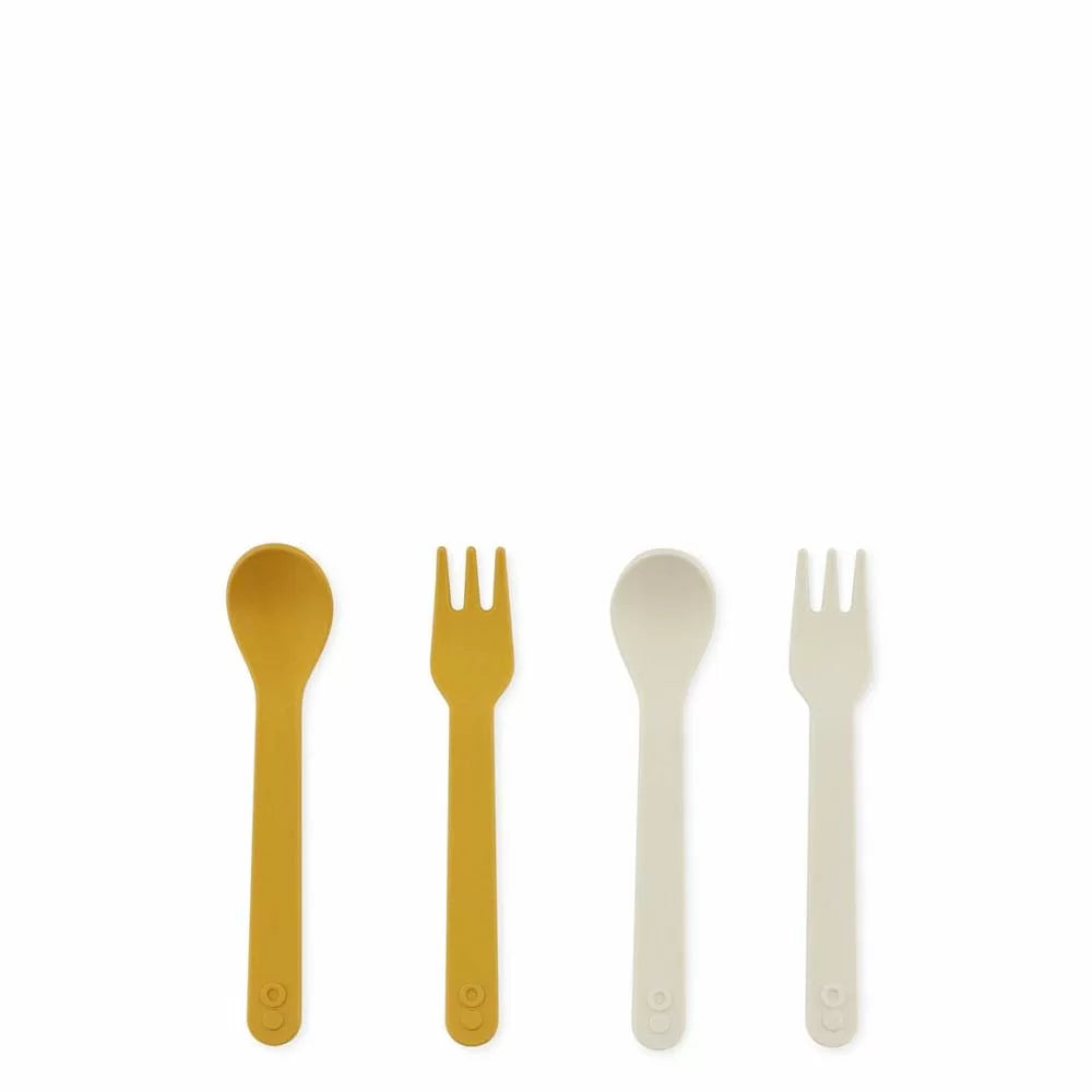 Cuchara y Tenedor - Pack de 2 - Mustard